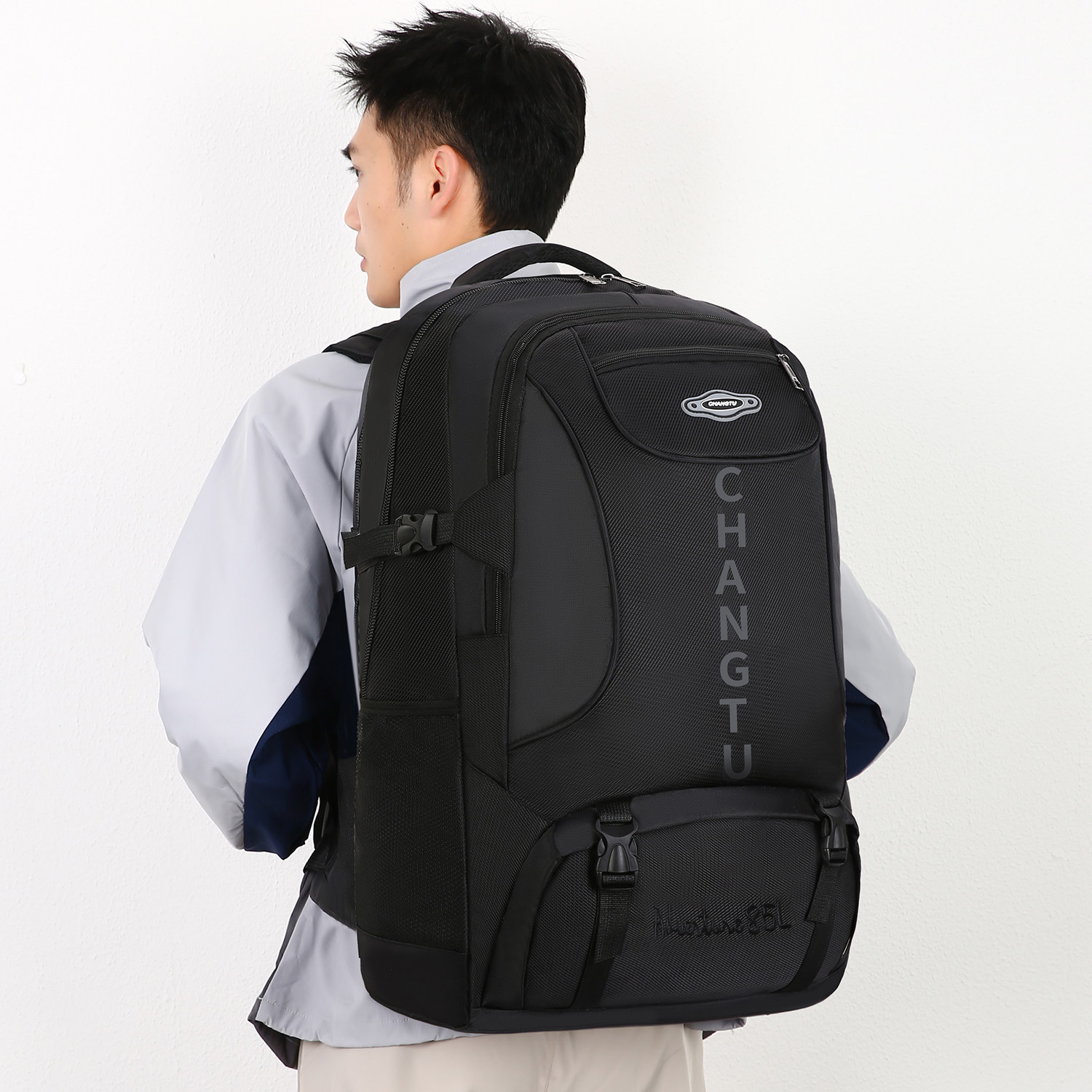 Backpack, Large-Capacity Travel Bag, Travel Luggage Bag, Extra-Large Outdoor Hiking Bag, School Bag, Men's Backpack
