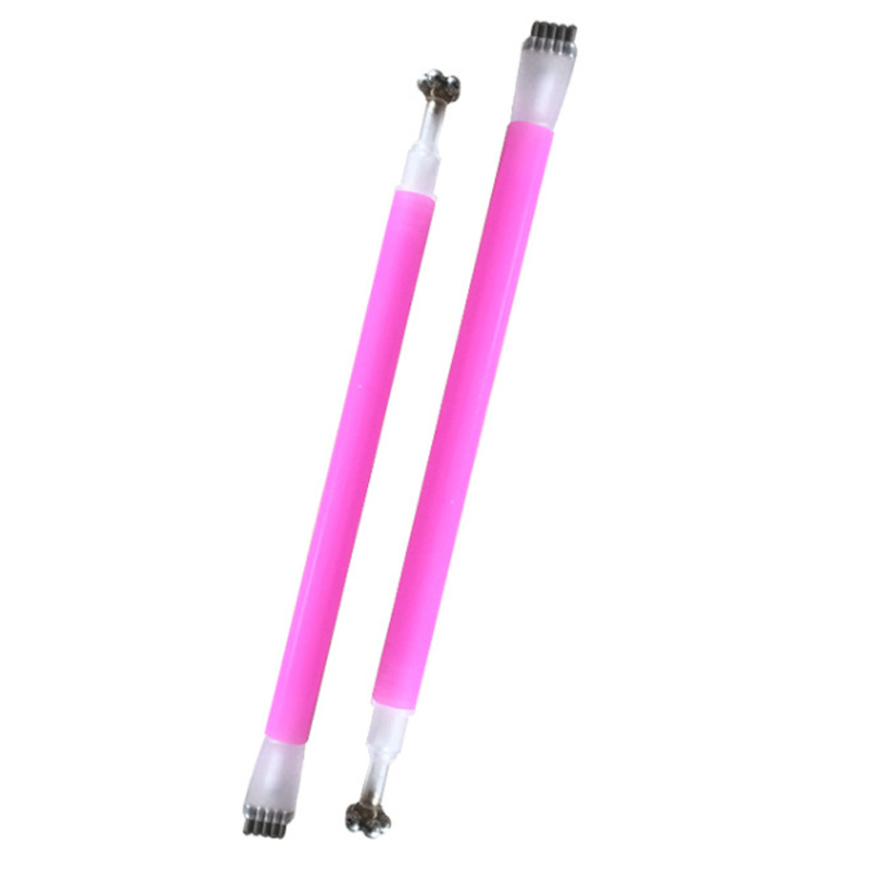 Herramientas de uñas de doble cabeza imán ojo de gato herramientas gato ojo pegamento imán pluma 3D magia gato ojo pegamento fuerte imán