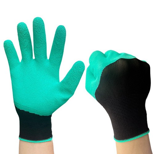 Digging gloves with claws for planting flowers and vegetables, digging the ground, pulling weeds, digging potted plants, gardening gloves, anti-thorn, waterproof and anti-puncture