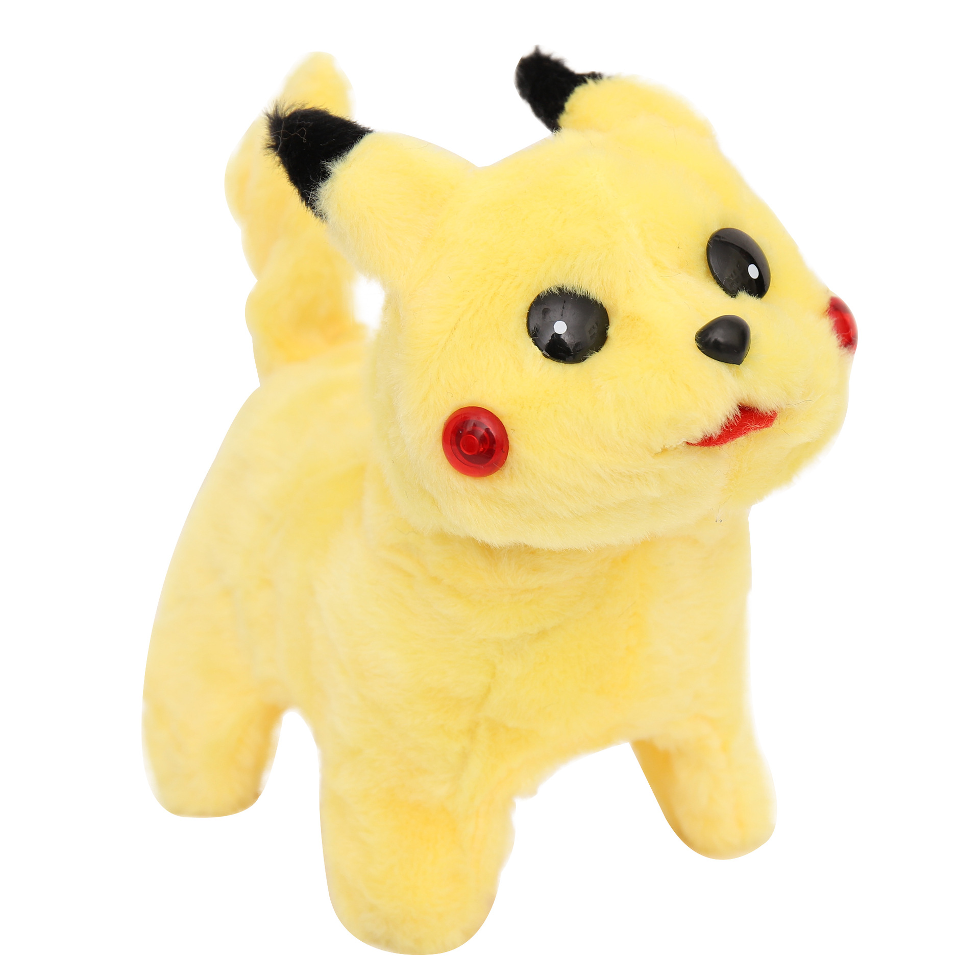 Perro eléctrico perro robot de simulación de felpa 1-3 cachorro de tierra gatito puesto juguetes para niños puesto electrónico de mascotas al por mayor