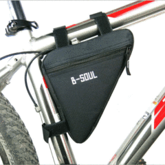 Saddle bag bicycle mountain bike bag triangle tool bag handlebar crossbar bag cycling equipment accessories