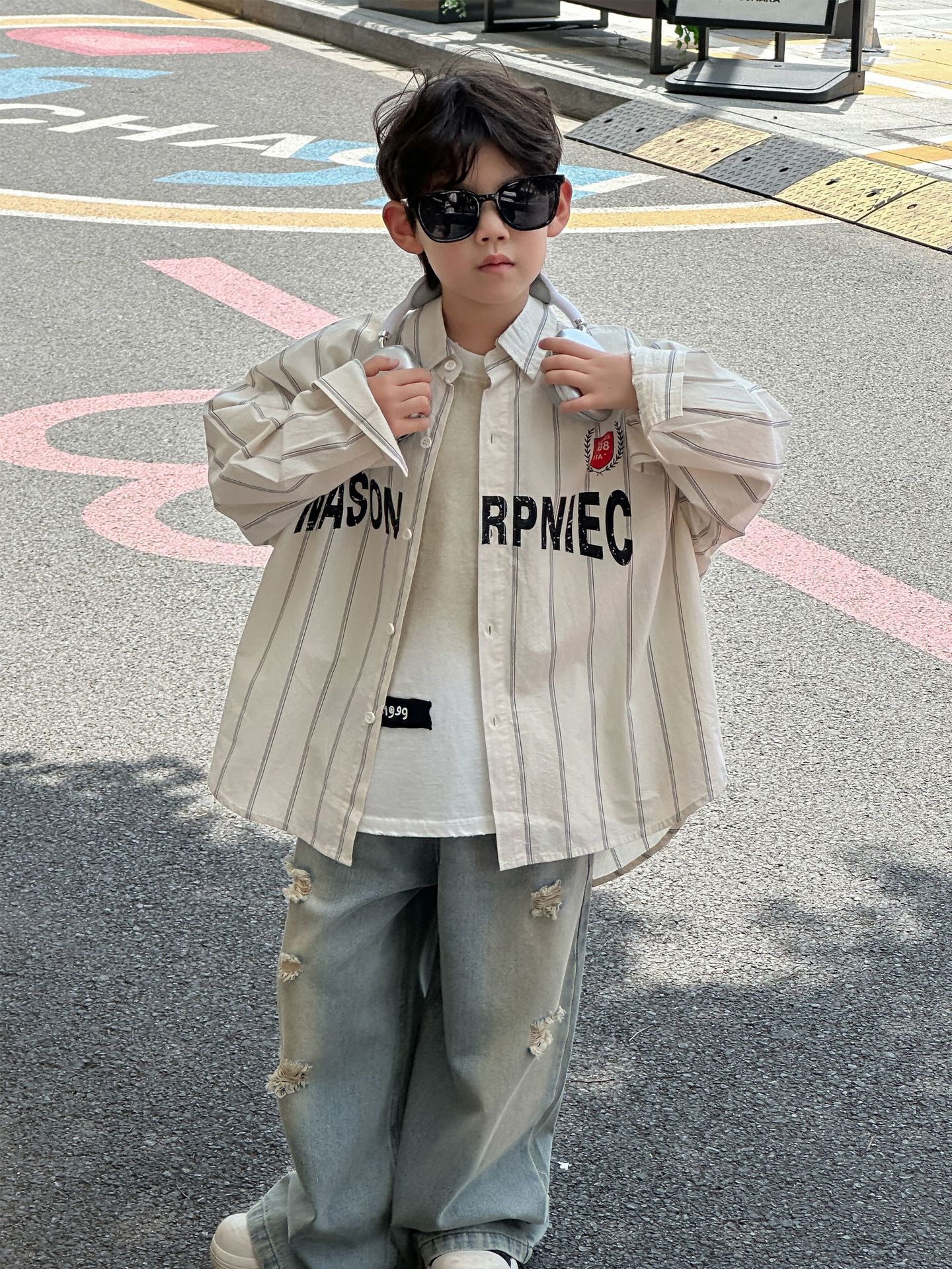 Autumn children's shirt for boys