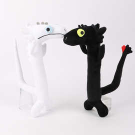 跨境Toothless Dancing Dragon Plush长条无牙仔驯龙高手毛绒玩具