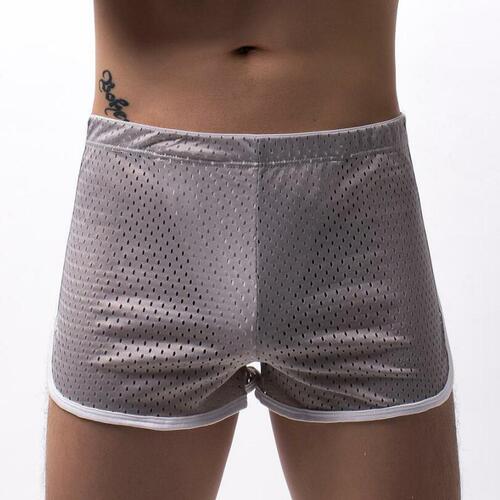 Summer Internet celebrity Japanese and Korean fashion teenagers breathable and cool mesh shorts three-quarter pants pajama pants Arrow pants F01