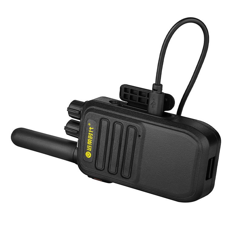 Venta al por mayor expreso ventilador inalámbrico TKT-A6 walkie-talkie USB batería recargable pequeño mini handstand