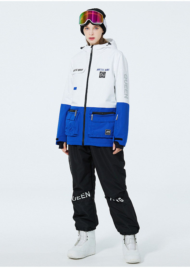 Men's Clothing Ski suit set for men and women couples warm and thick ski suit set single board double board ski suit_viptrois.com