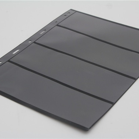 Estándar de nueve hoyos de fondo negro de doble cara álbum de sellos de hojas sueltas de reemplazo libro de colección de monedas página interior de posicionamiento de sellos