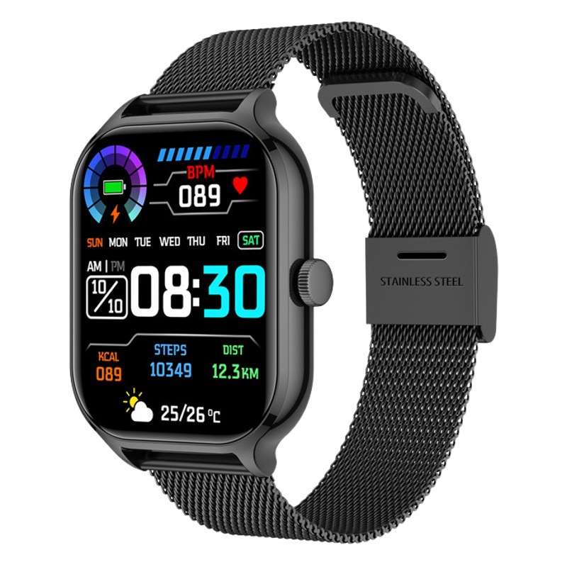 Reloj inteligente Z49 GTS4 con pantalla grande de 2,01", pulsera Bluetooth deportiva con monitor de frecuencia cardíaca