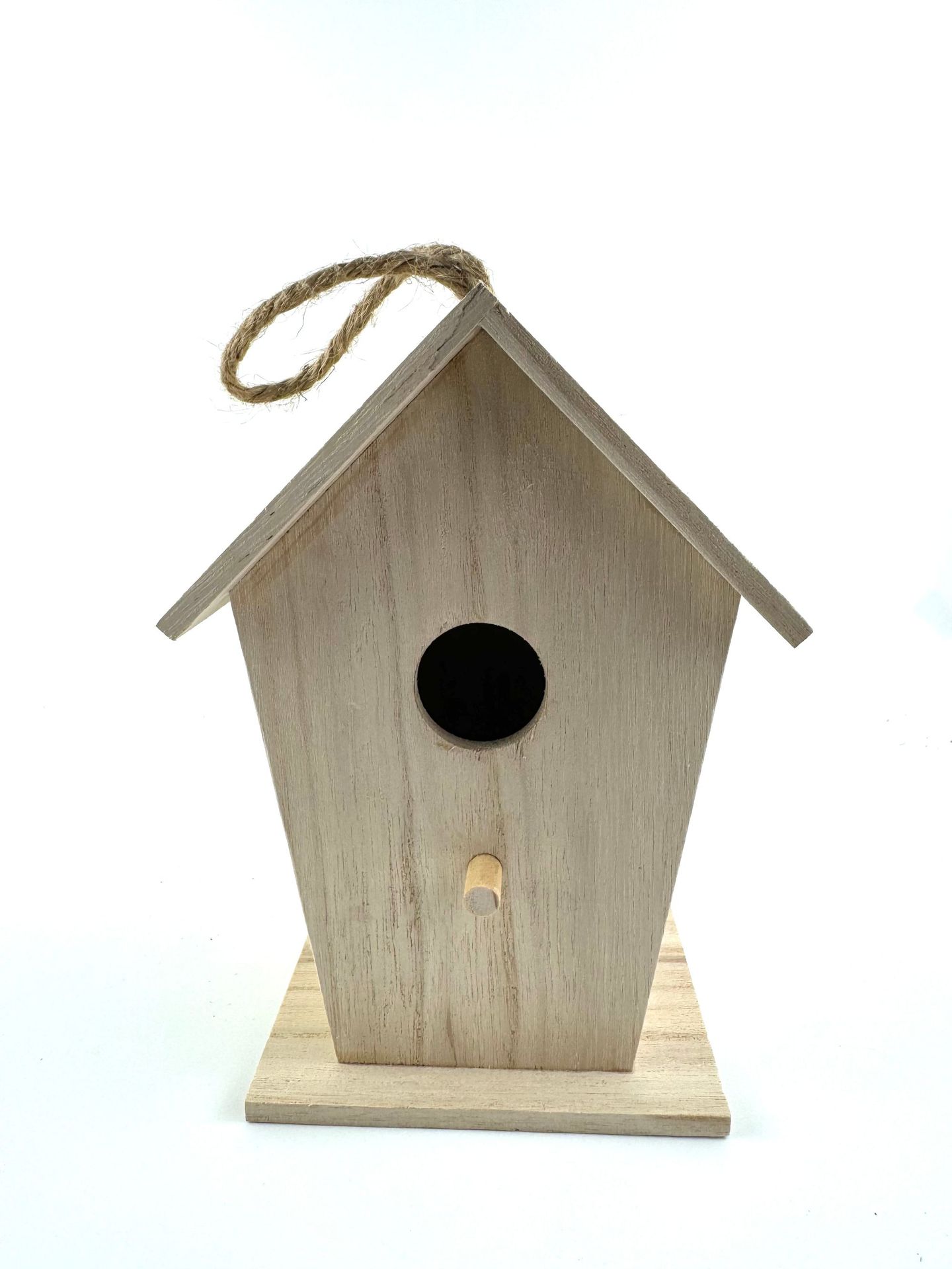 Comedero de pájaros de madera