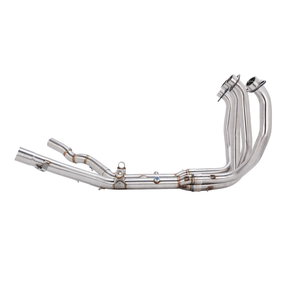 Suzuki Hayabusa GSX-R1300 Front Section - Brushed Stainless Steel - Original Factory Diameter - 21-25