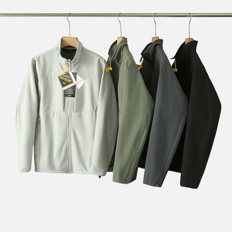 Cabinet 1600! Bird Home Same Style Soft Shell Jacket Autumn and Winter Outdoor Weatherproof Charge Jacket Soft Shell Coat Top