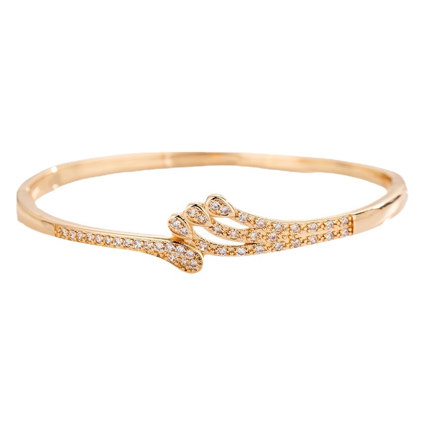 Seiko full diamond angel wing brazalete ligero lujoso temperamento de moda versátil pulsera alta sensación al por mayor