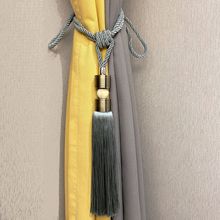 customized现代简约新中式窗帘绑带绑绳挂球装饰扎束带 流苏吊穗