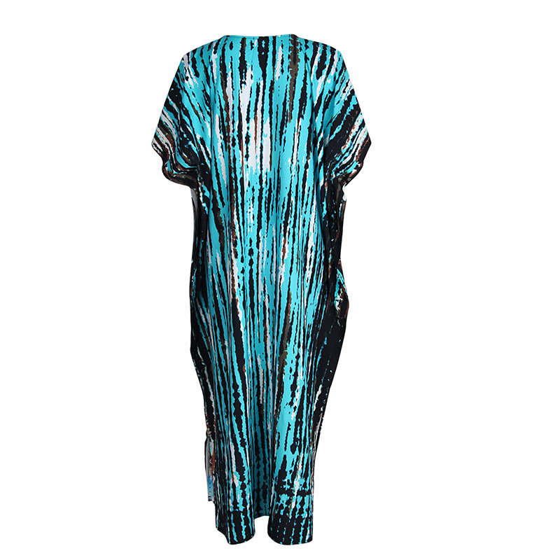Fashion Style Women's Fashion Tie Dye Printing And Dyeing Cover Ups