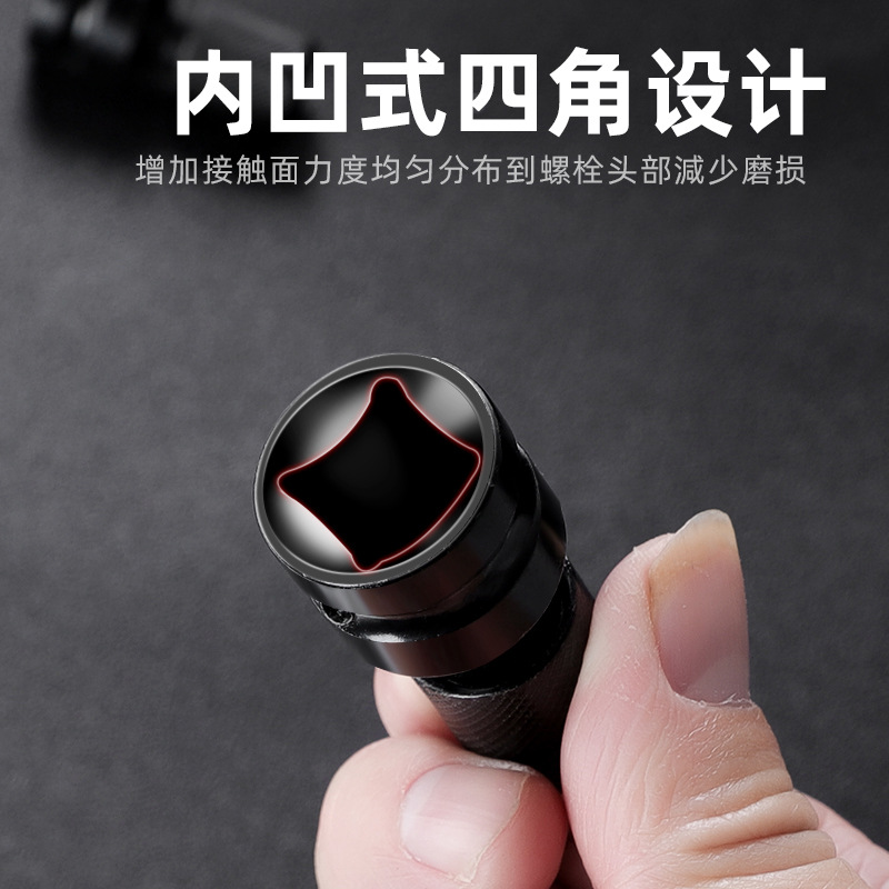 Cabezal de conversión de taladro de pistola universal Cabezal de conversión de mano de placa eléctrica Gran par Cabezal de conversión de mano de placa eléctrica hexagonal multifuncional