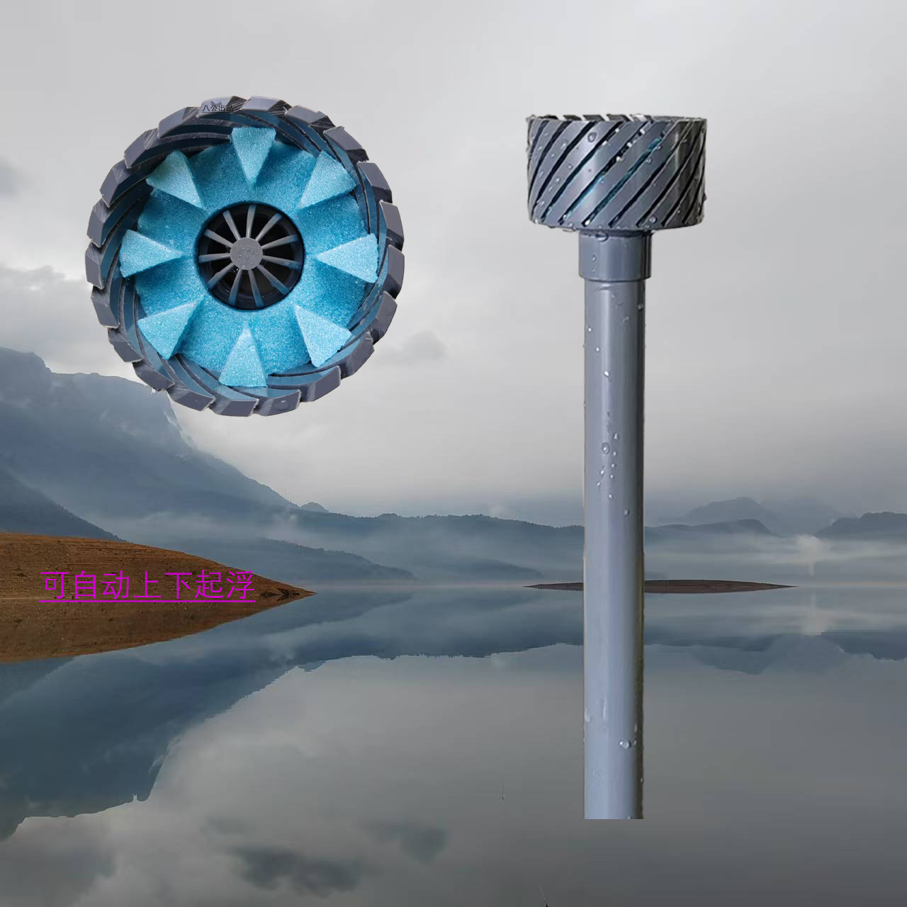 鱼池面吸鱼缸除油膜锦鲤池排水口过滤树叶收集器放堵塞水泵低吸头