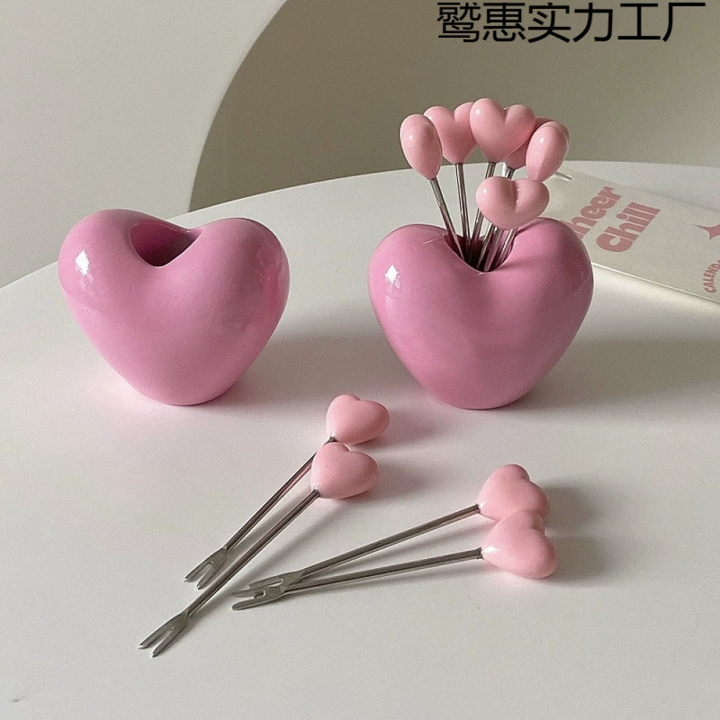 Cute fruit fork stainless steel, Birthday gift