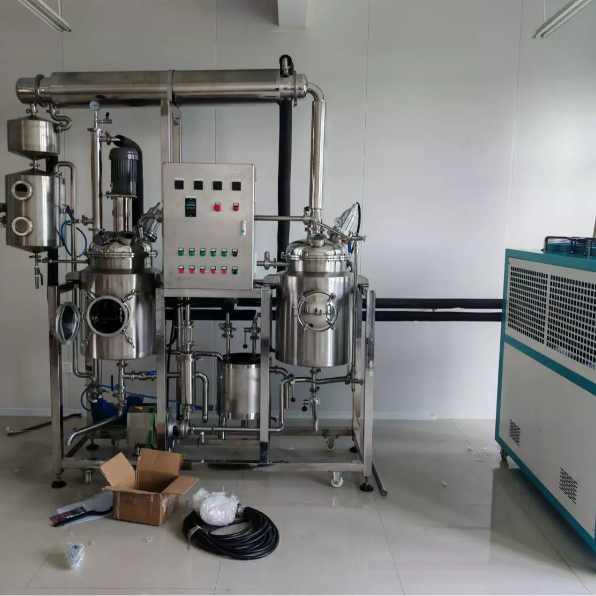 金银花JYT-50LC超声波动态萃取过滤真空低温浓缩设备