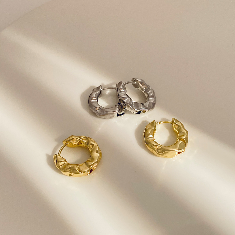 Fashion Geometric Metal Copper Plating Earrings 1 Pair