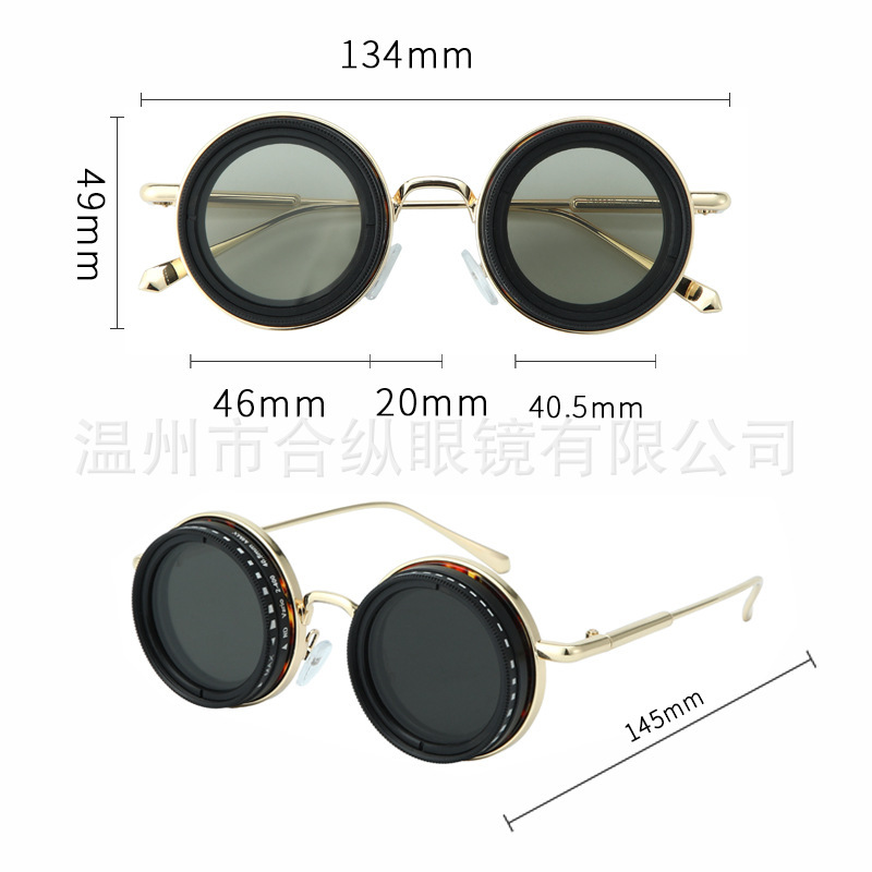 Nd9 Adjustable Light-Reducing Fishing and Driving Sunglasses Uv Anti-Ultraviolet Filter Personalized Polarized Sunglasses Anti-Blue Light