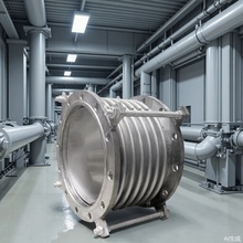 可定304 316L 不锈钢膨胀节 310S 2205 金属波纹补偿器 双法兰式