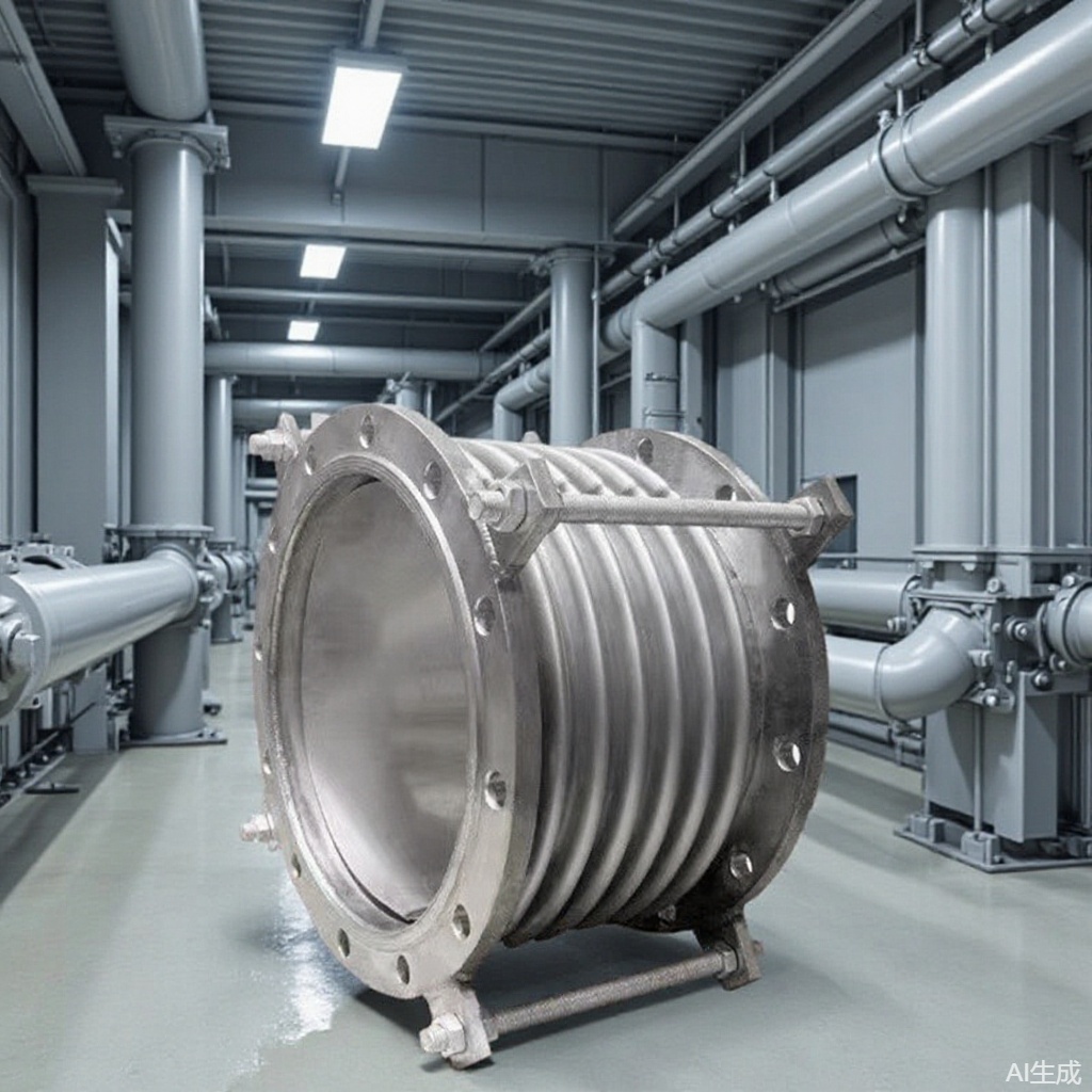 可定304 316L 不锈钢膨胀节 310S 2205 金属波纹补偿器 双法兰式