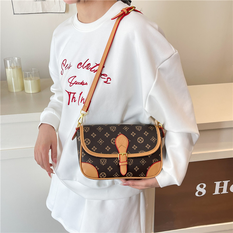 Bolsos pequeños populares de este año, nuevos bolsos de verano 2025, bolsos de mujer, bolsos de hombro de alta calidad, bolsos de mensajero de color de contraste retro, marea