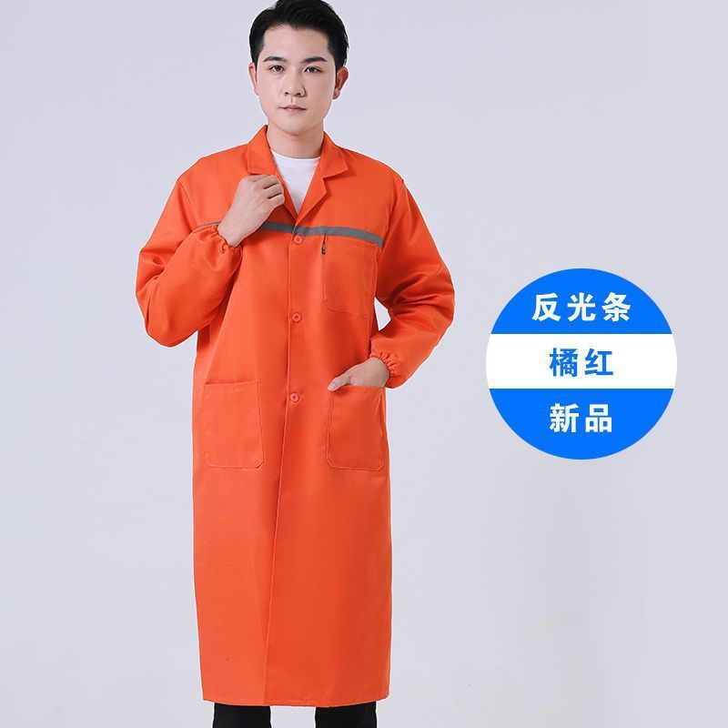 作業服コート、耐摩耗性、防汚性、男性用と女性用のロングブルーコート、倉庫管理、飼育、運搬、労働保護作業用防塵カバー|undefined