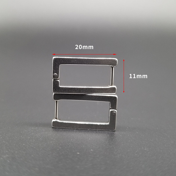 geometric fashionable universal earrings stainless steel for men and…