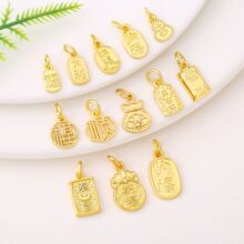 18K��ɫ�ŷ���׹����������ƽ��������������׹ diy�������