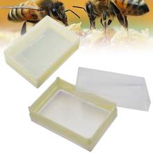 跨境热卖养蜂用巢蜜盒500g方形巢蜜盒巢框塑料透明巢蜜盒巢框巢础