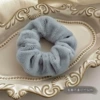 Gray green plush