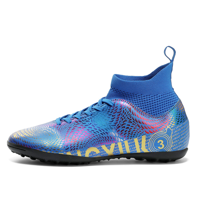 Transfronterizo 31-48 tamaño C Luo zapatos de fútbol de uñas largas y cortas zapatos de competición para estudiantes adultos de alto rendimiento entrenamiento zapatos de fútbol