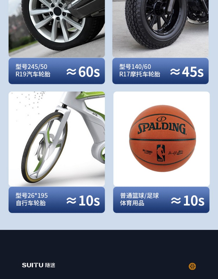 Car Air Pump Cordless Portable Electric Tire Inflator