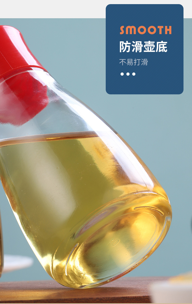 Japon tarzı yemek masası soya sosu ve sirke şişesi ev cam susam yağı şişesi küçük kapasiteli yağ kontrol potu aperatif bar masa üstü baharat şişesi