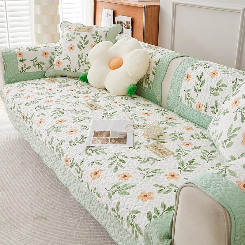 Funda de sofá universal de algodón puro antideslizante_voghion.com