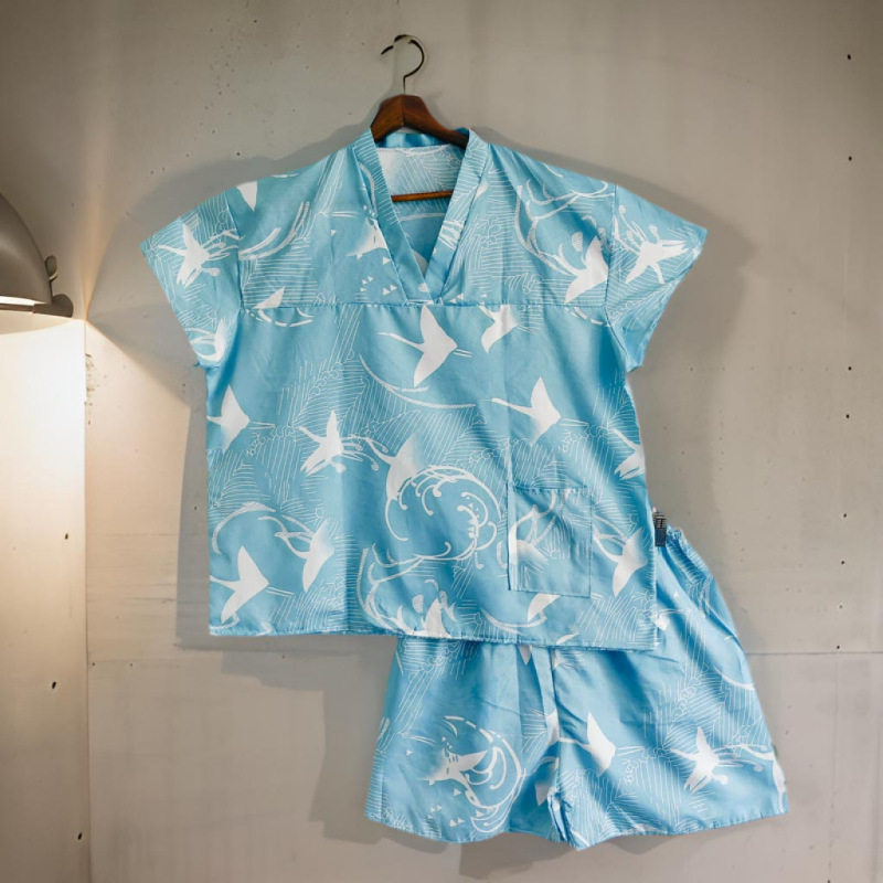 一次性浴服汗蒸服按摩衣服美容院套装洗浴桑拿服足浴艾灸理疗服