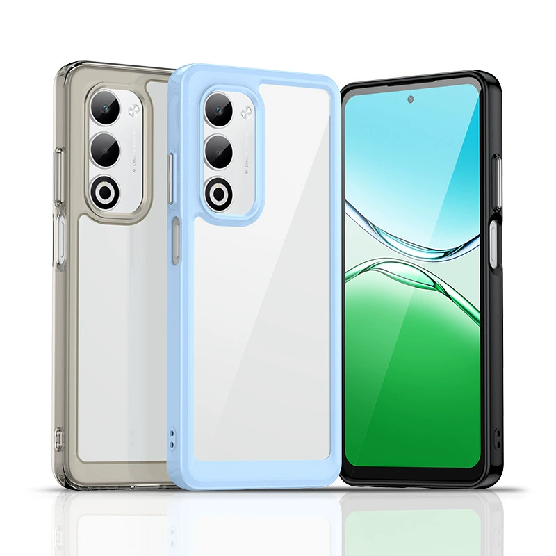 Чехол для OPPO A5 5G 2025 (международная версия) / A5 4G 2025 (международная версия), прозрачный акриловый противоударный защитный корпус