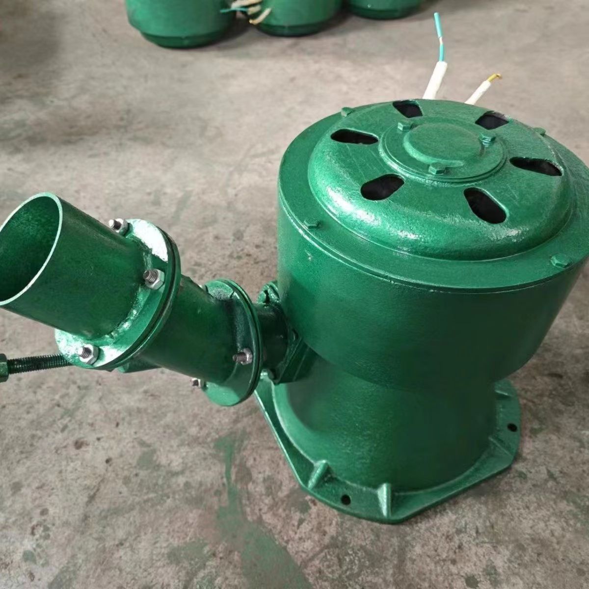 2000W斜击式水力发电机小型交流家用永磁无刷高水头水轮机220伏