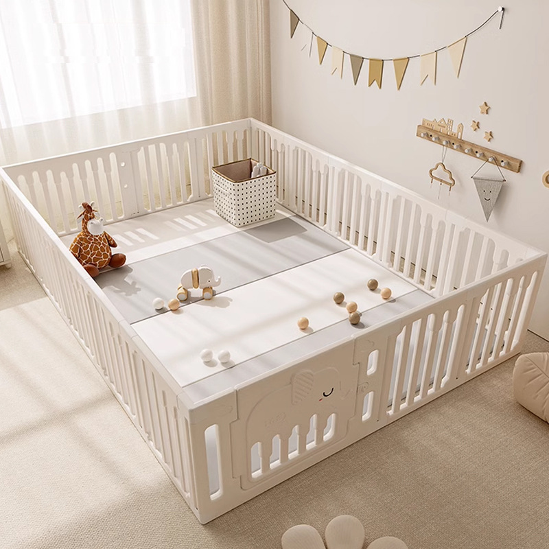Juguetes de juego de protección para bebés en el suelo para niños que trepan cojín de barrera de protección interior de sala de estar pequeña casa