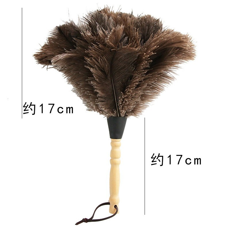 En stock Plumero de avestruz de haya plumero de gama alta limpieza del hogar plumero de pollo cepillo de eliminación de polvo del coche Refrescar caliente