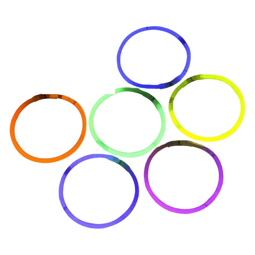 Одноразовые красочные флуоресцентные палочки баррель флуоресцентные палочки концерт флэш-браслет светящийся танец светящаяся палка оптом