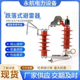 户外跌落式避雷器10KV高压可卸式避雷器HY5WS-17/50DL-TB避雷器