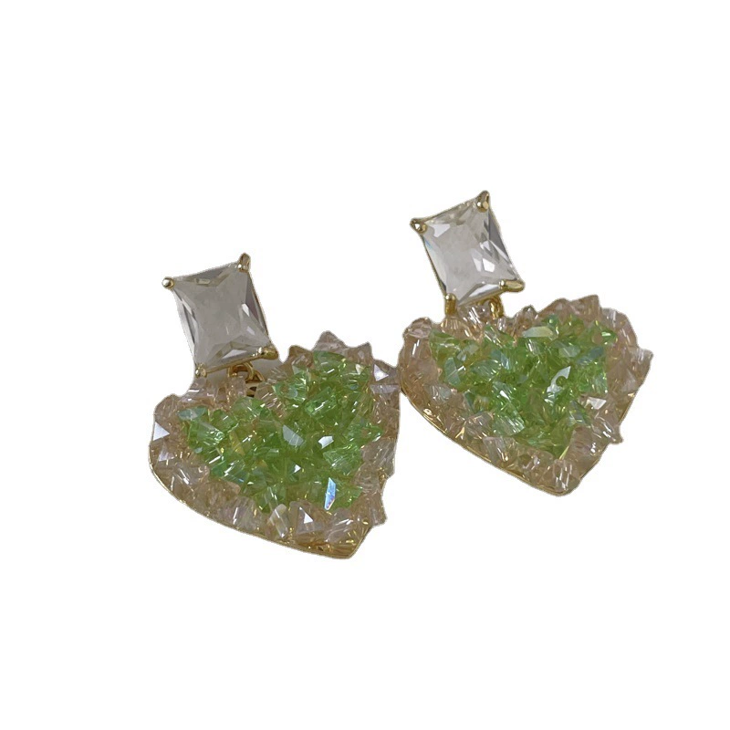 Серебряная игла, квадратные маленькие серьги, стиль лёгкой роскоши, качественный стиль, оптовая продажа