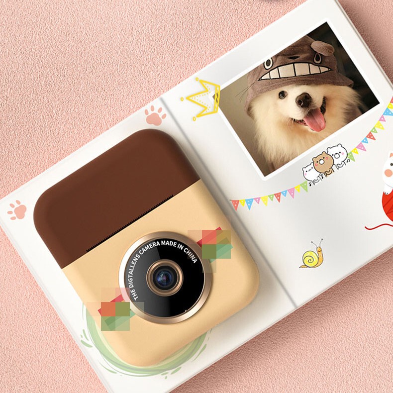 Cross-border clapping camera thermal printing children's camera front and rear dual camera clapping 2.4 inch HD