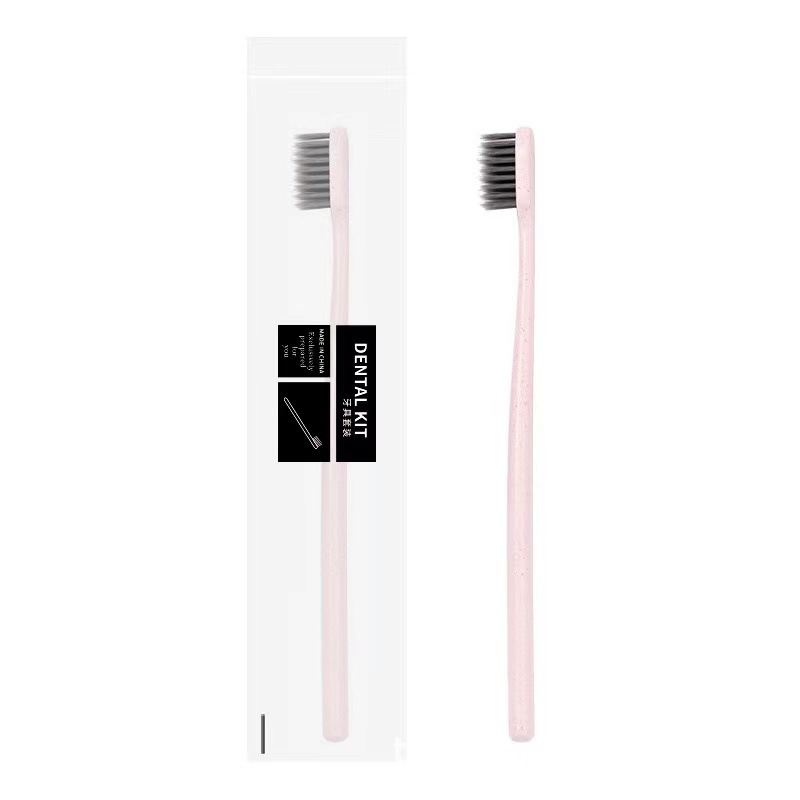 CPE 소프트 프로스트 백 ~ 칫솔 세트 (루즈 밀짚 칫솔, 치약 없음)