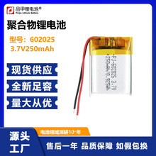 602025�ۺ����늳�3.7V250mAh�{�����C����܇β���ֳ�POS�C����