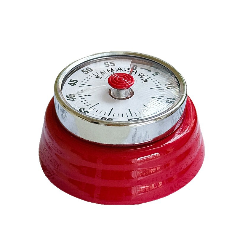 日本Yamazawa机械计时器可视化厨房烹饪烘焙计时器磁吸时间管理器|undefined