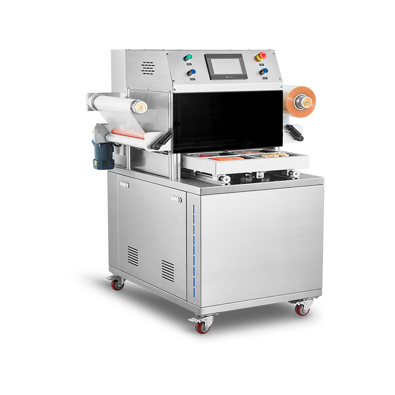Dasheng máquina automática de envasado de parches al vacío parche de carne fría carne fresca mariscos salmón parche de película