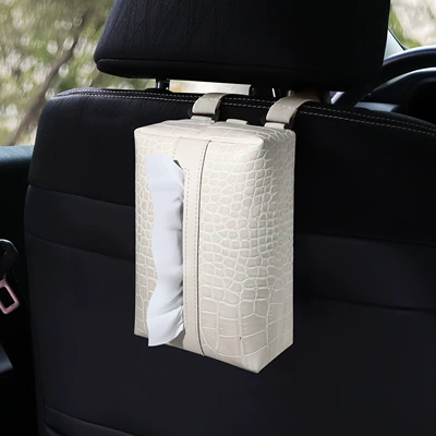Car tissue box/set, Crocodile Pattern Armrest Box, Seat